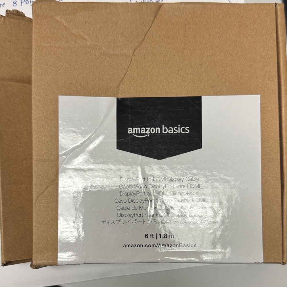 Amazon Basics HDMI to DisplayPort Cable 6ft